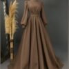 Robe Chocolat Sophistiquée