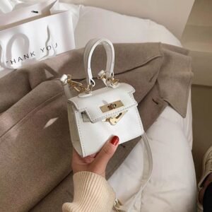 Mini Kelly Blanc Pur (White Mini Kelly Bag)
