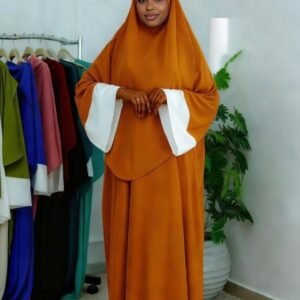 Abaya Orange Safran