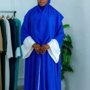 Abaya Bleu Royal